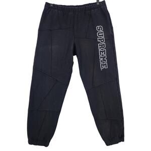 Supreme Patchwork Sweat Pants FW20 Men's SZ M Black